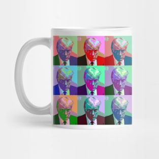 Trump Mug Shot Art Mug